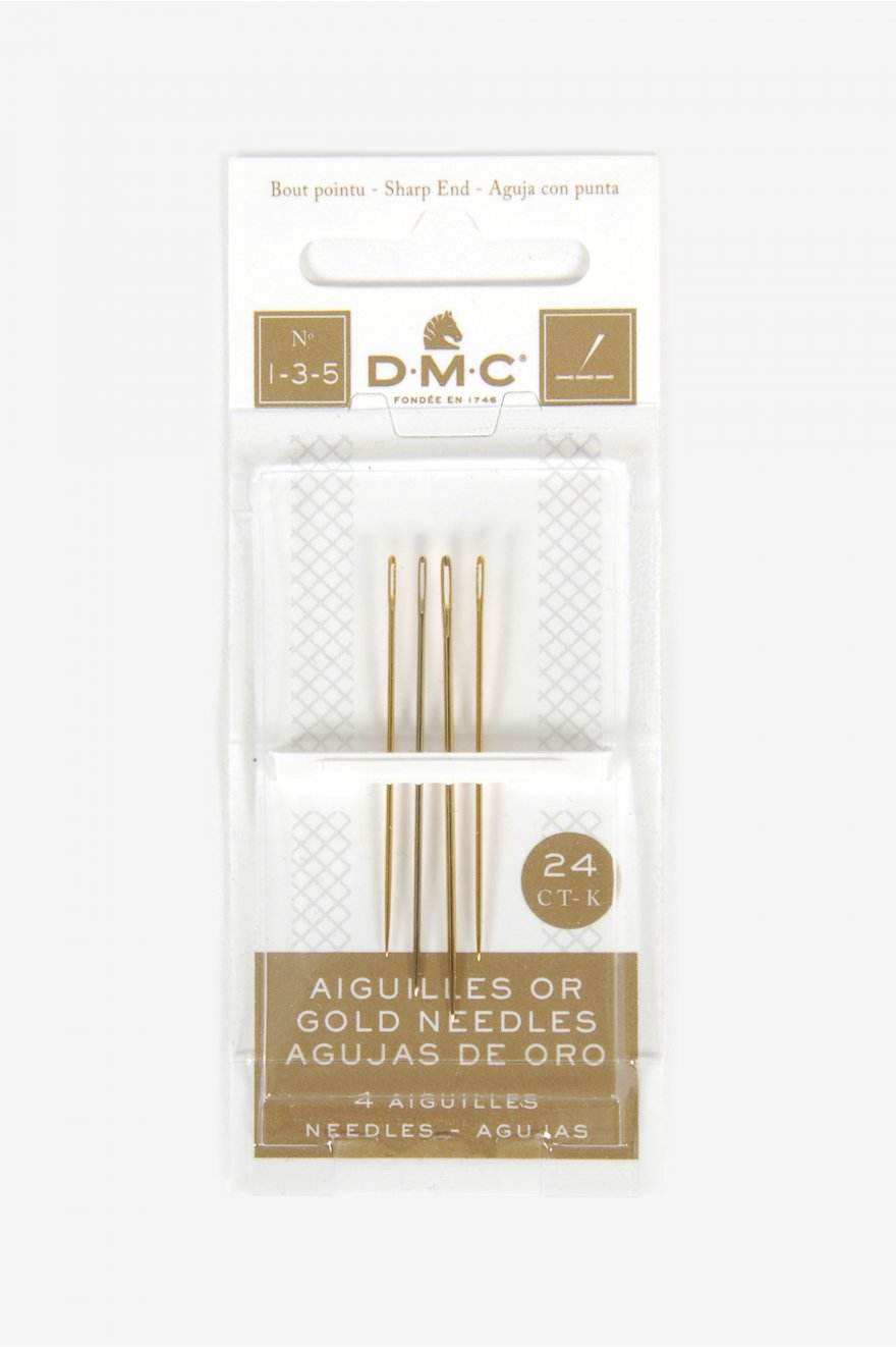 AGHI PER PUNTO CROCE DORATI - DMC - - LacariaRicami.Store