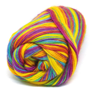 Lana ALLEGRIA - Tropical Lane - Colore: 703 - GIALLO FUCSIA TURCHESE - by LacariaRicami.Store