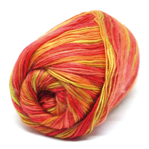 Lana ALLEGRIA - Tropical Lane - Colore: 706 - ROSSO ARANCIO GIALLO - by LacariaRicami.Store