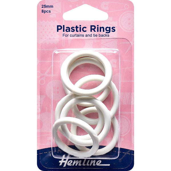 ANELLI In Plastica BIANCHI - Hemline - - LacariaRicami.Store