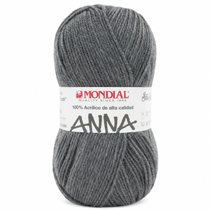 Lana ANNA NEW - Mondial - Colore: 215 - GRIGIO ACCIAIO - by LacariaRicami.Store