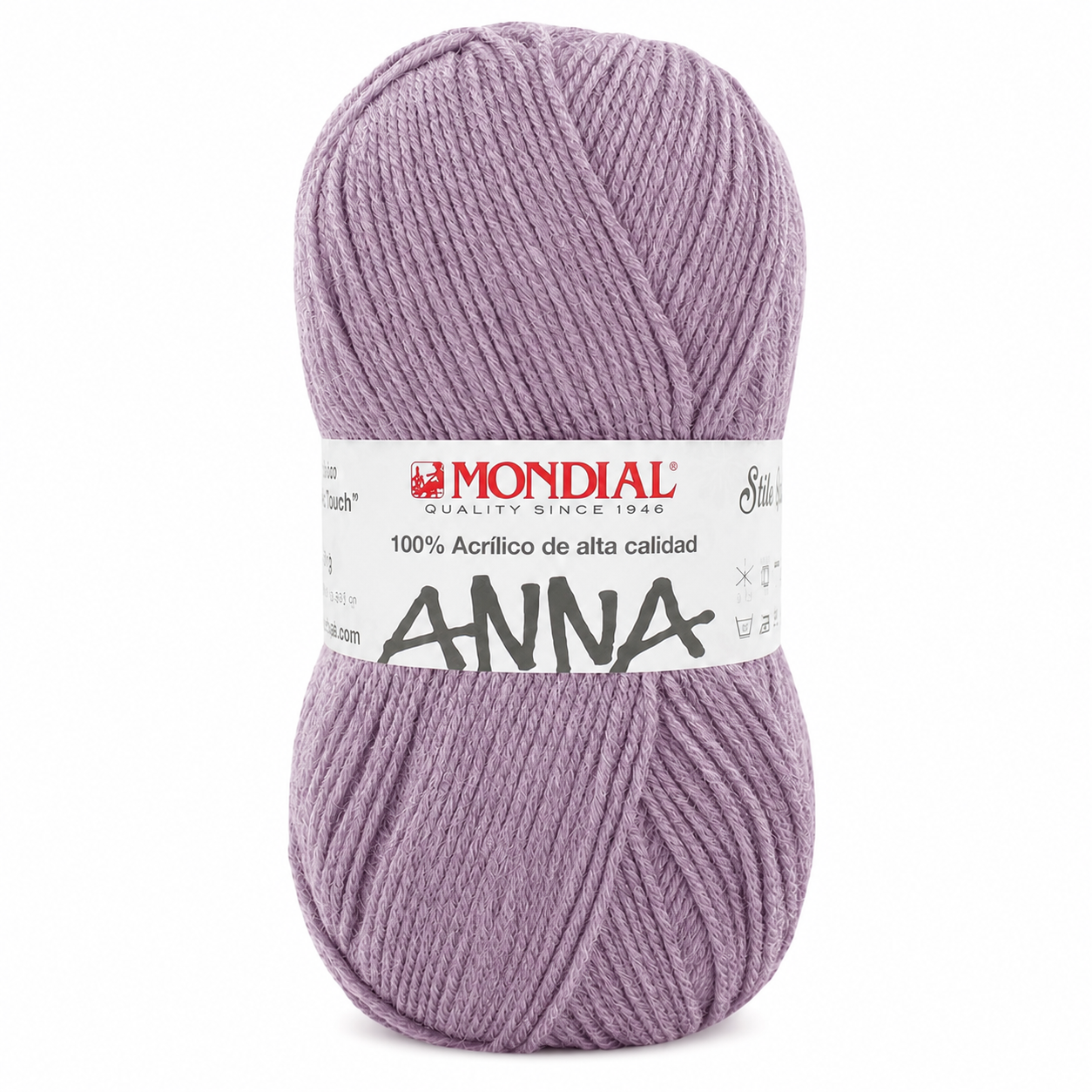 Lana ANNA NEW - Mondial - Colore: 232 - LILLA CHIARISSIMO - by LacariaRicami.Store