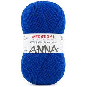 Lana ANNA NEW - Mondial - Colore: 445 - BLU ELETTRICO CHIARO - by LacariaRicami.Store