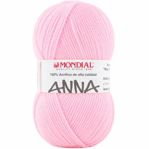 Lana ANNA NEW - Mondial - Colore: 446 - ROSA CONFETTO BRILLANTE - by LacariaRicami.Store