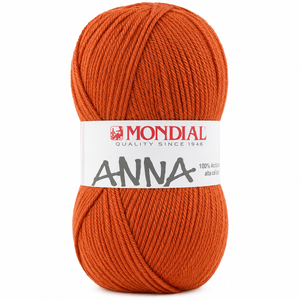 Lana ANNA NEW - Mondial - Colore: 459 - ARAGOSTA - by LacariaRicami.Store