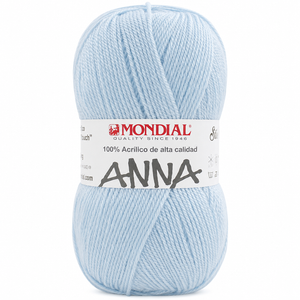 Lana ANNA NEW - Mondial - Colore: 463 - AZZURRO CRISTALLO DI NEVE - by LacariaRicami.Store