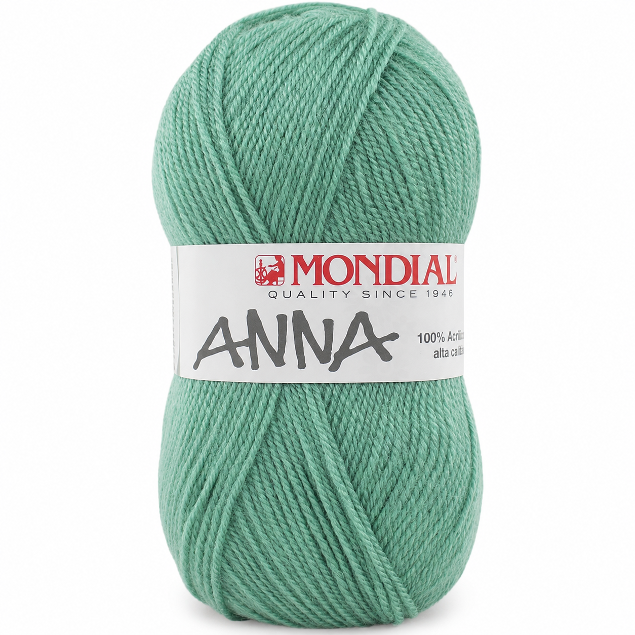 Lana ANNA NEW - Mondial - Colore: 490 - VERDE MENTA CHIARO - by LacariaRicami.Store