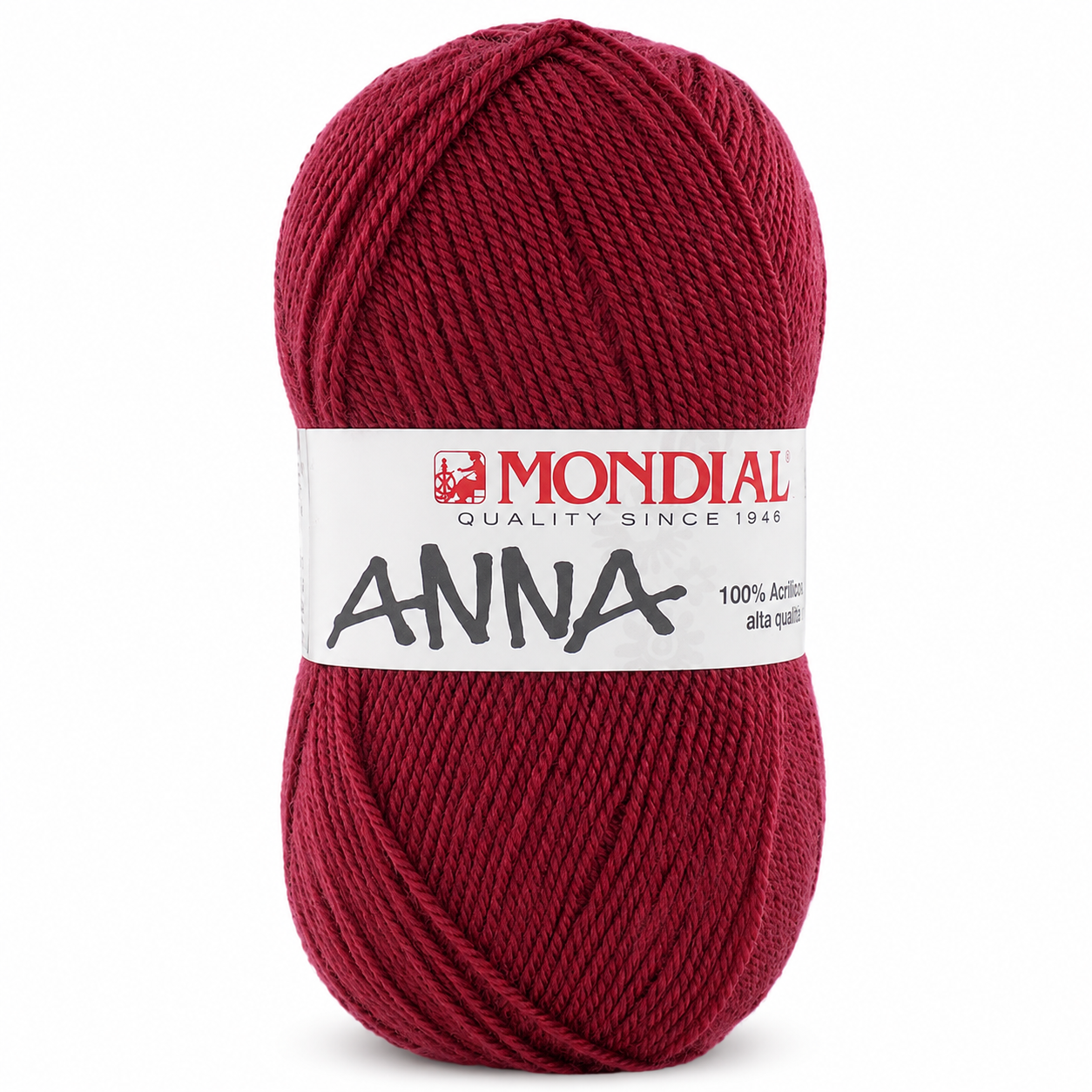 Lana ANNA NEW - Mondial - Colore: 491 - LAMBRUSCO - by LacariaRicami.Store