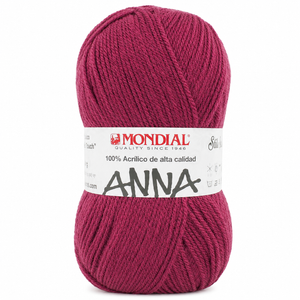Lana ANNA NEW - Mondial - Colore: 576 - CICLAMINO INTENSO - by LacariaRicami.Store