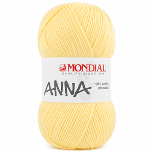 Lana ANNA NEW - Mondial - Colore: 583 - BANANA - by LacariaRicami.Store