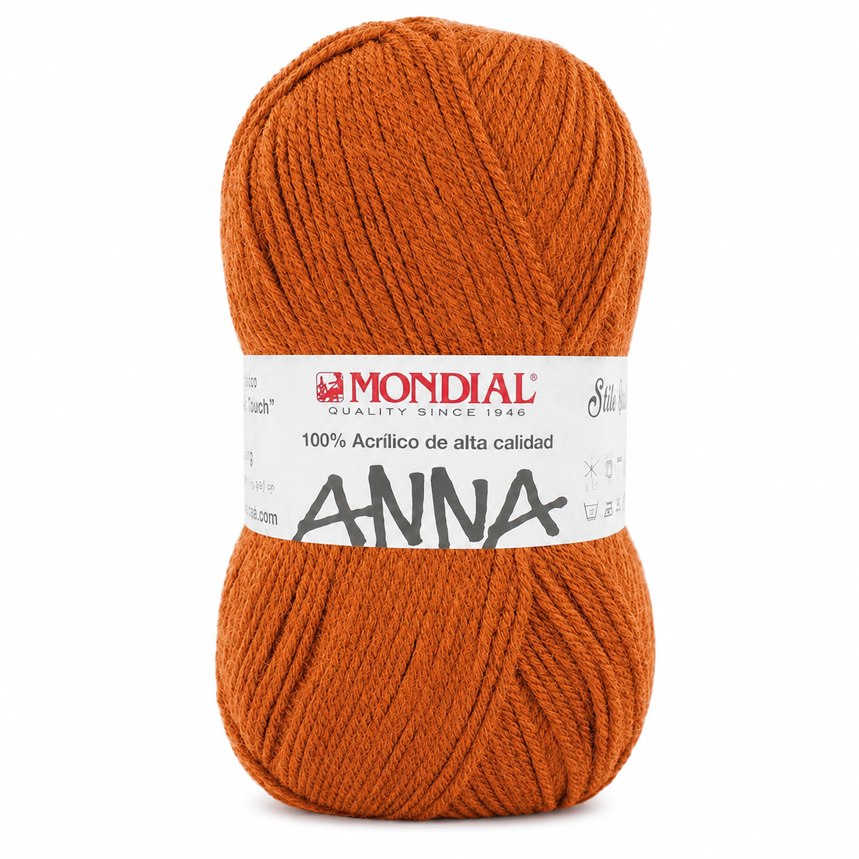 Lana ANNA NEW - Mondial - Colore: 638 - ARANCIO DELICATO - by LacariaRicami.Store