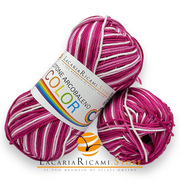 157 - FUCSIA/BIANCO SFUMATO