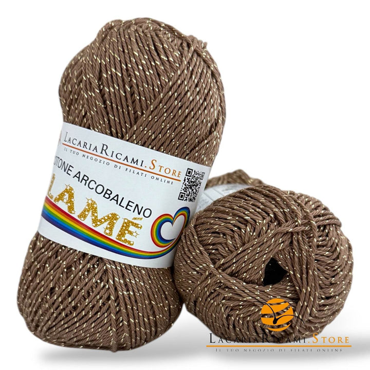 Cotone ARCOBALENO LAMÉ - LacariaRicami.Store - - LacariaRicami.Store