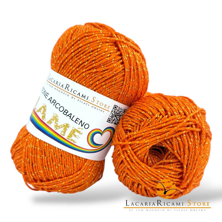 Cotone ARCOBALENO LAMÉ - LacariaRicami.Store - - LacariaRicami.Store