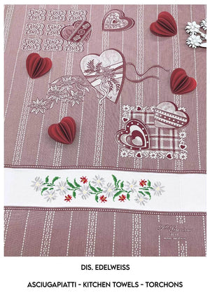 AsciugaPiatti EDELWEISS - F.lli Graziano - - LacariaRicami.Store