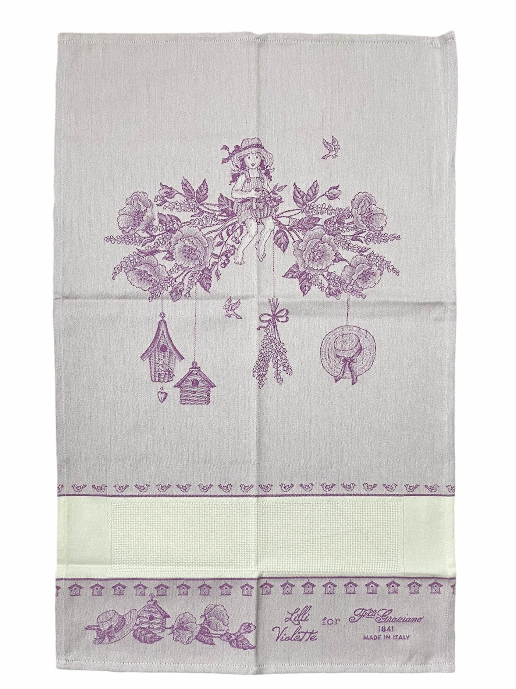 AsciugaPiatti VIOLETTE - F.lli Graziano - - LacariaRicami.Store