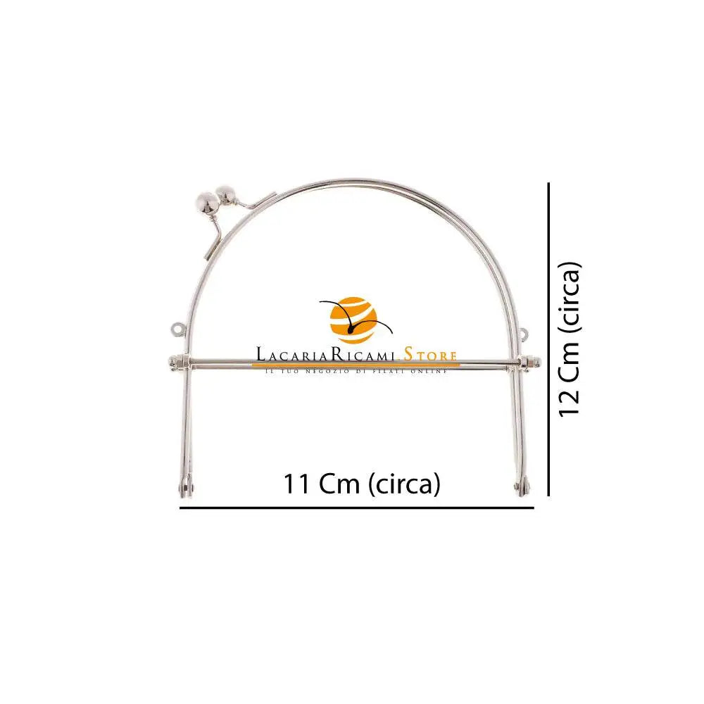 CLIK CLAK Arco In Metallo Vintage Con Chiusura A Moschettone | Straordinario - - LacariaRicami.Store