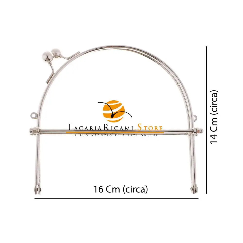 CLIK CLAK Arco In Metallo Vintage Con Chiusura A Moschettone | Straordinario - - LacariaRicami.Store