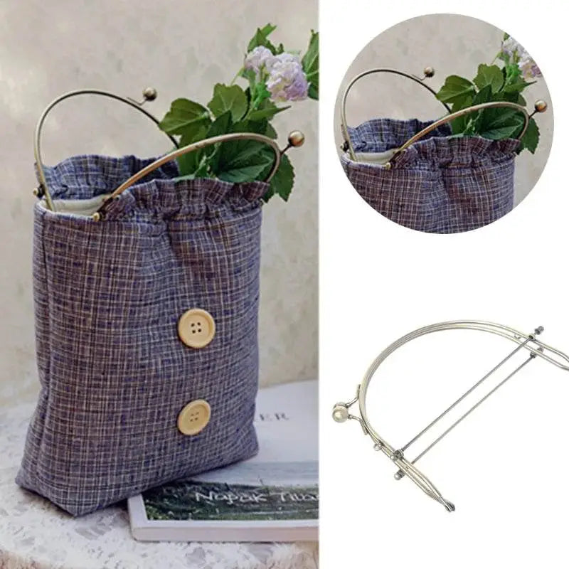 CLIK CLAK Arco In Metallo Vintage Con Chiusura A Moschettone | Straordinario - - LacariaRicami.Store