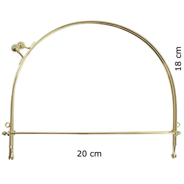 CLIK CLAK Arco In Metallo Vintage Con Chiusura A Moschettone | Straordinario