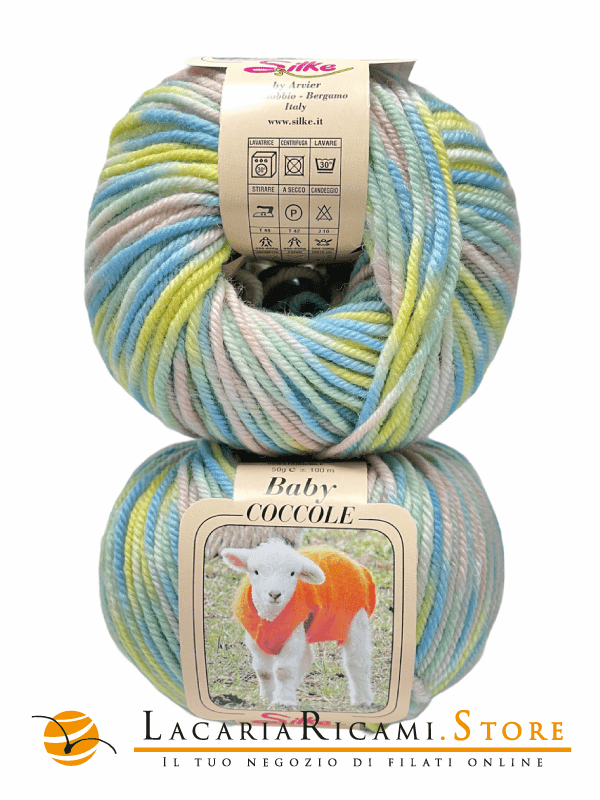 Lana BABY COCCOLE/PEO - Silke - - LacariaRicami.Store