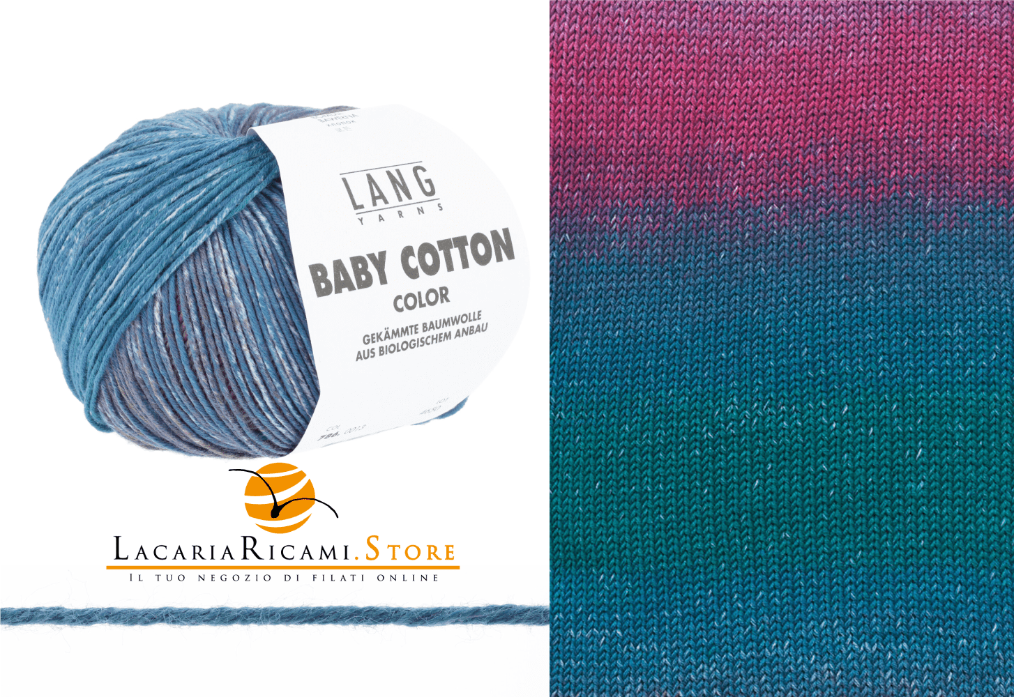 Cotone BABY COTTON COLOR - Lang Yarns - - LacariaRicami.Store