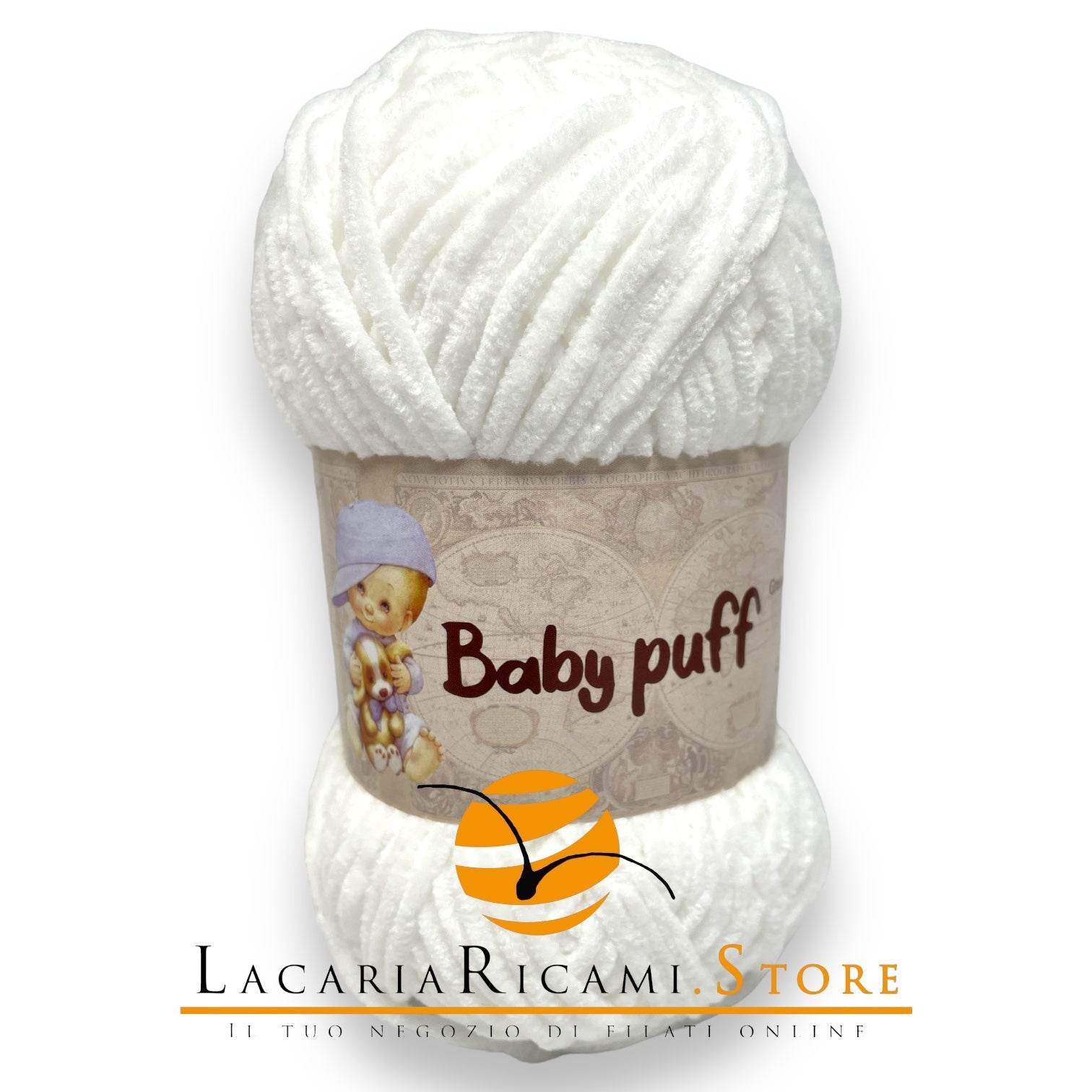 Ciniglia BABY PUFF - Silke - - LacariaRicami.Store