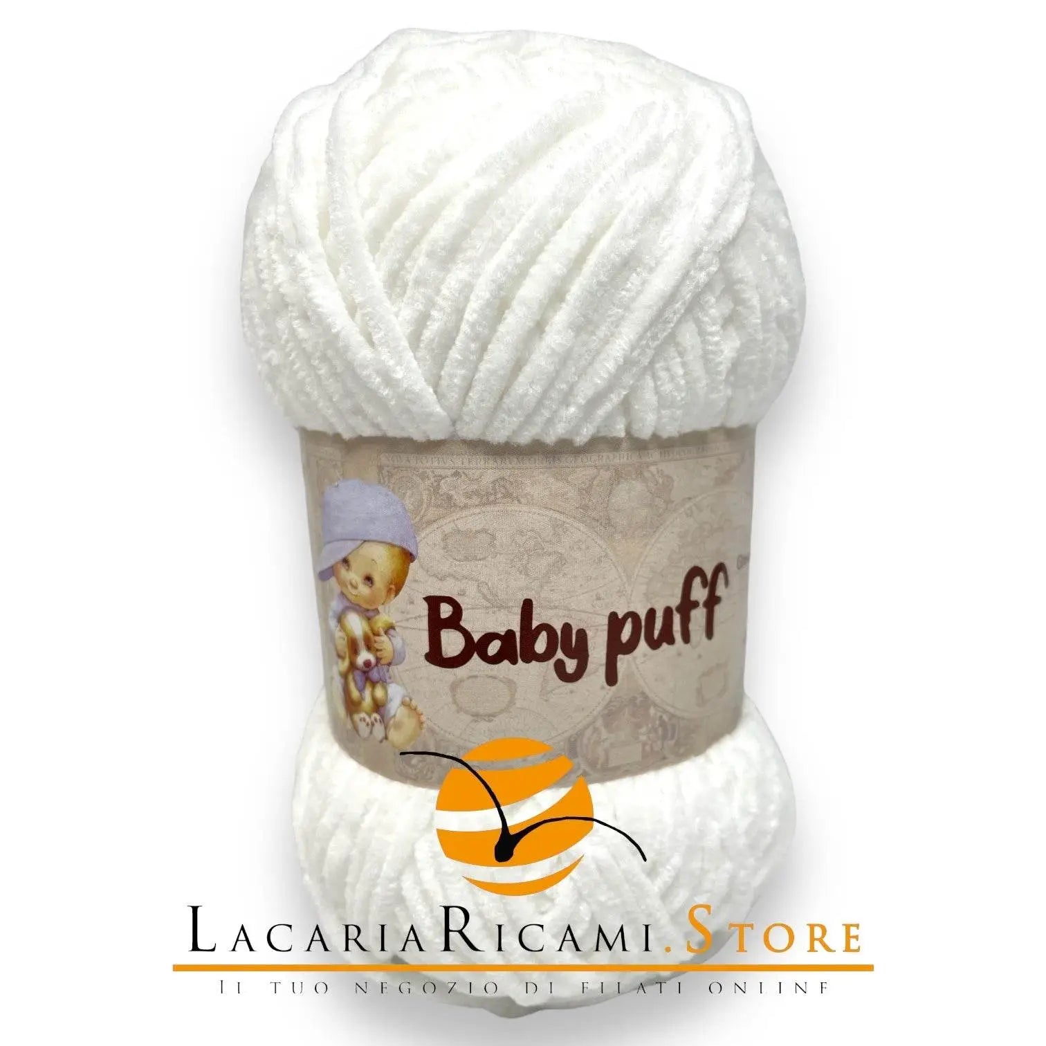 Ciniglia BABY PUFF - Silke - - LacariaRicami.Store