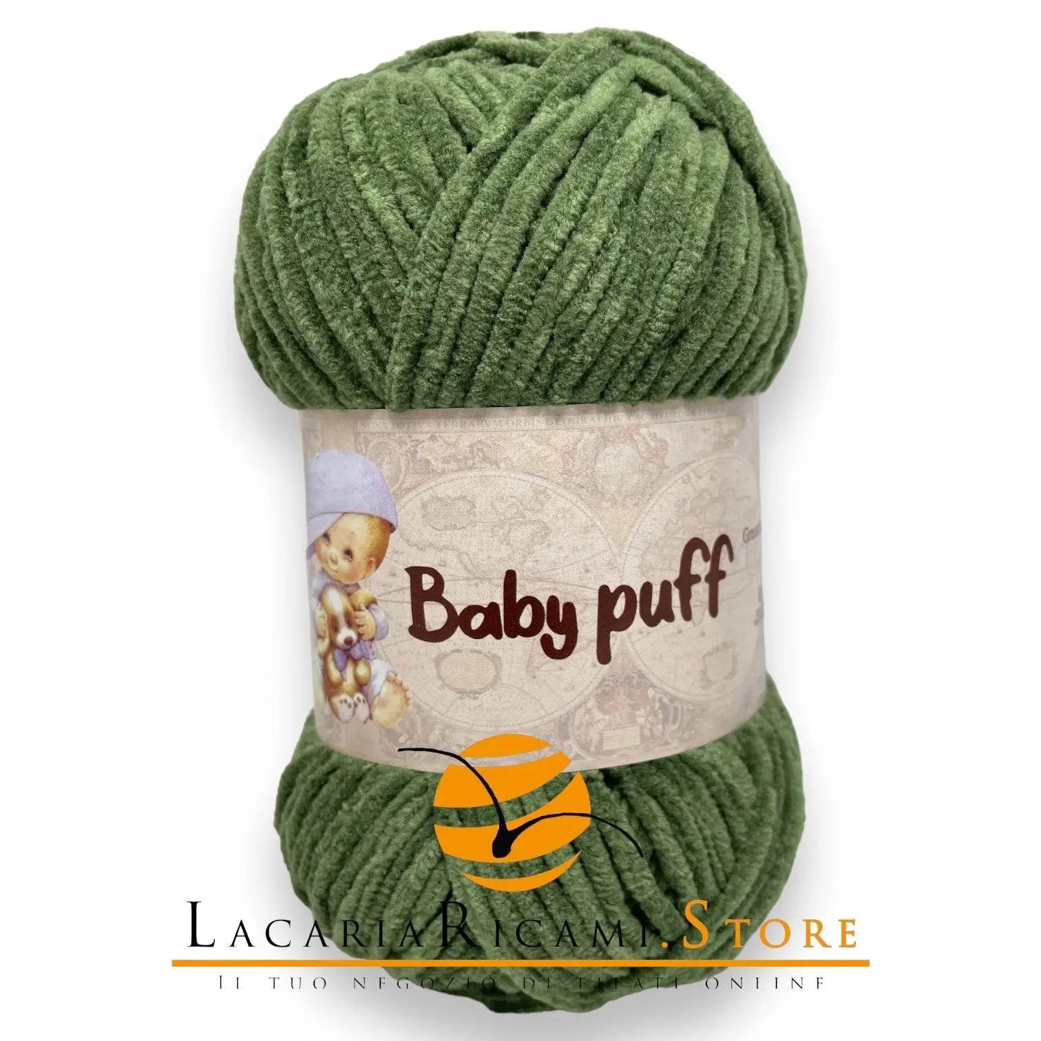 Ciniglia BABY PUFF - Silke - - LacariaRicami.Store