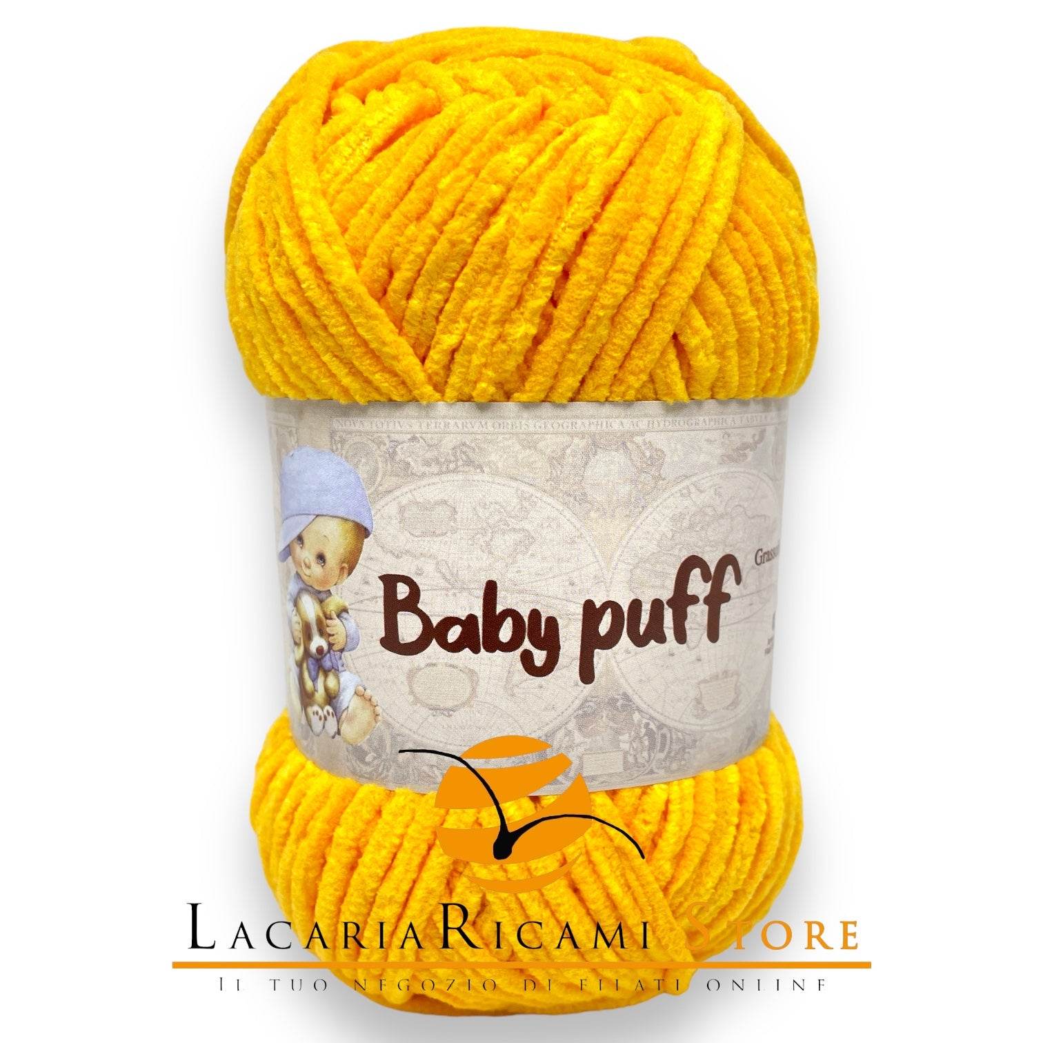 Ciniglia BABY PUFF - Silke - - LacariaRicami.Store