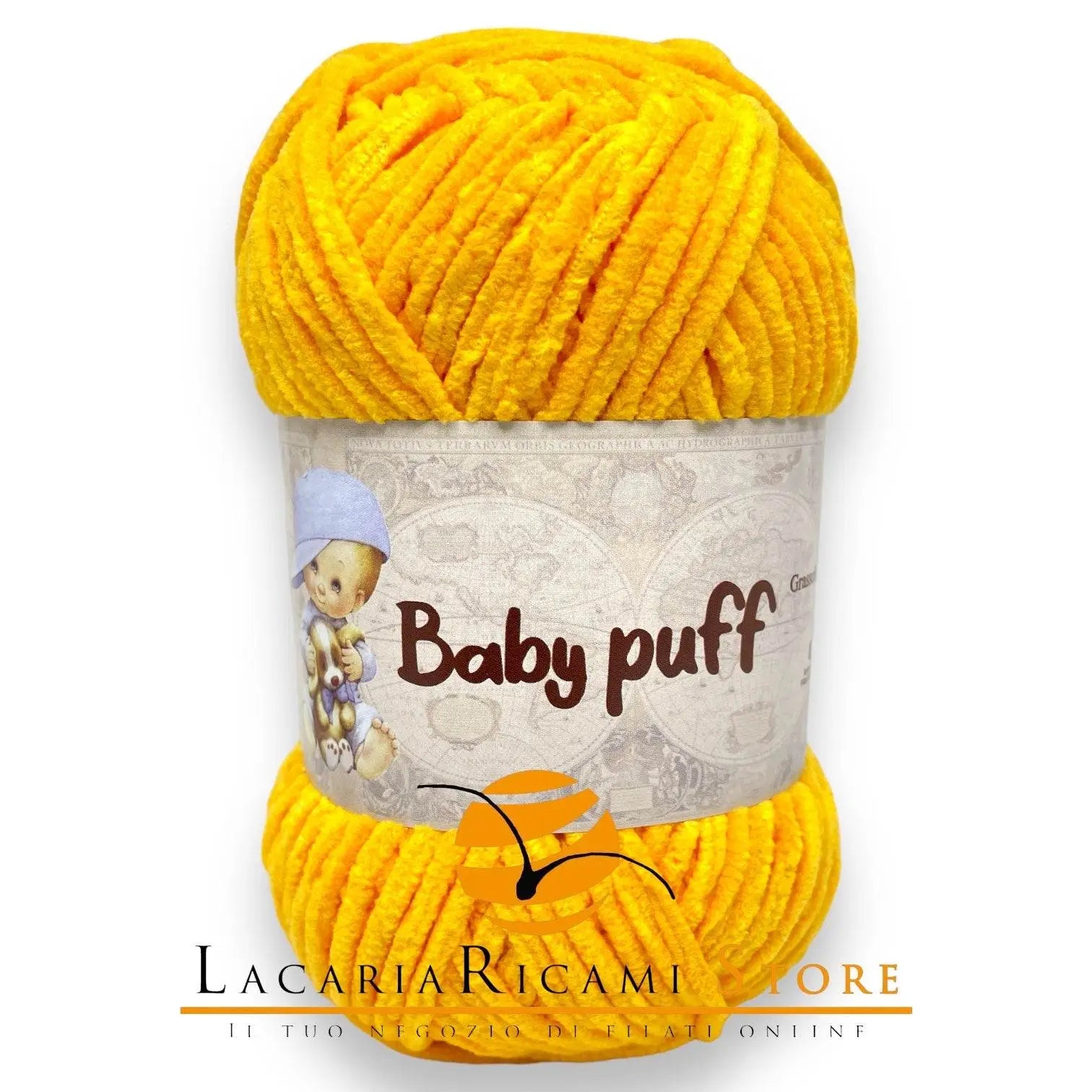 Ciniglia BABY PUFF - Silke - - LacariaRicami.Store