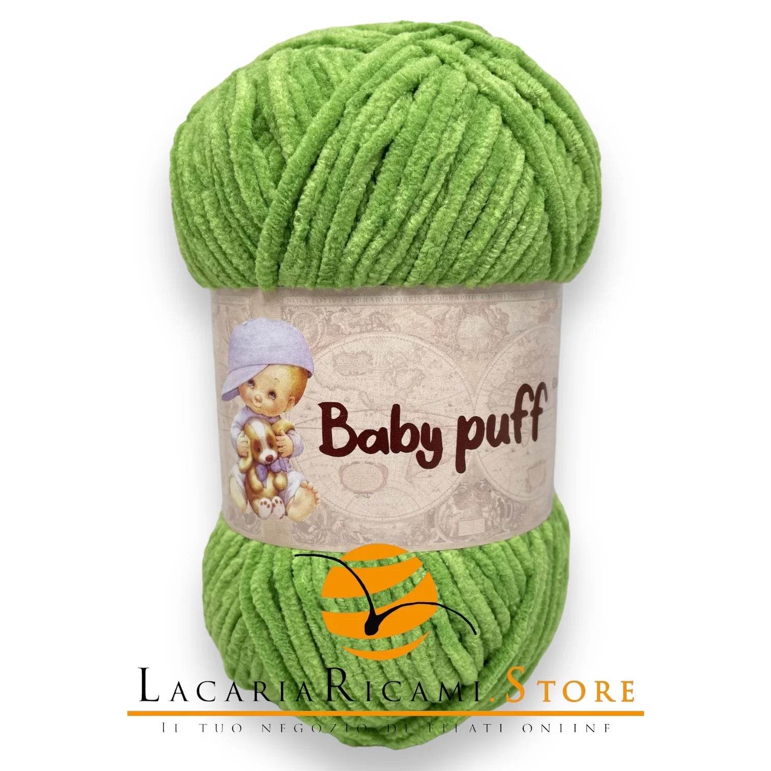 Ciniglia BABY PUFF - Silke - - LacariaRicami.Store
