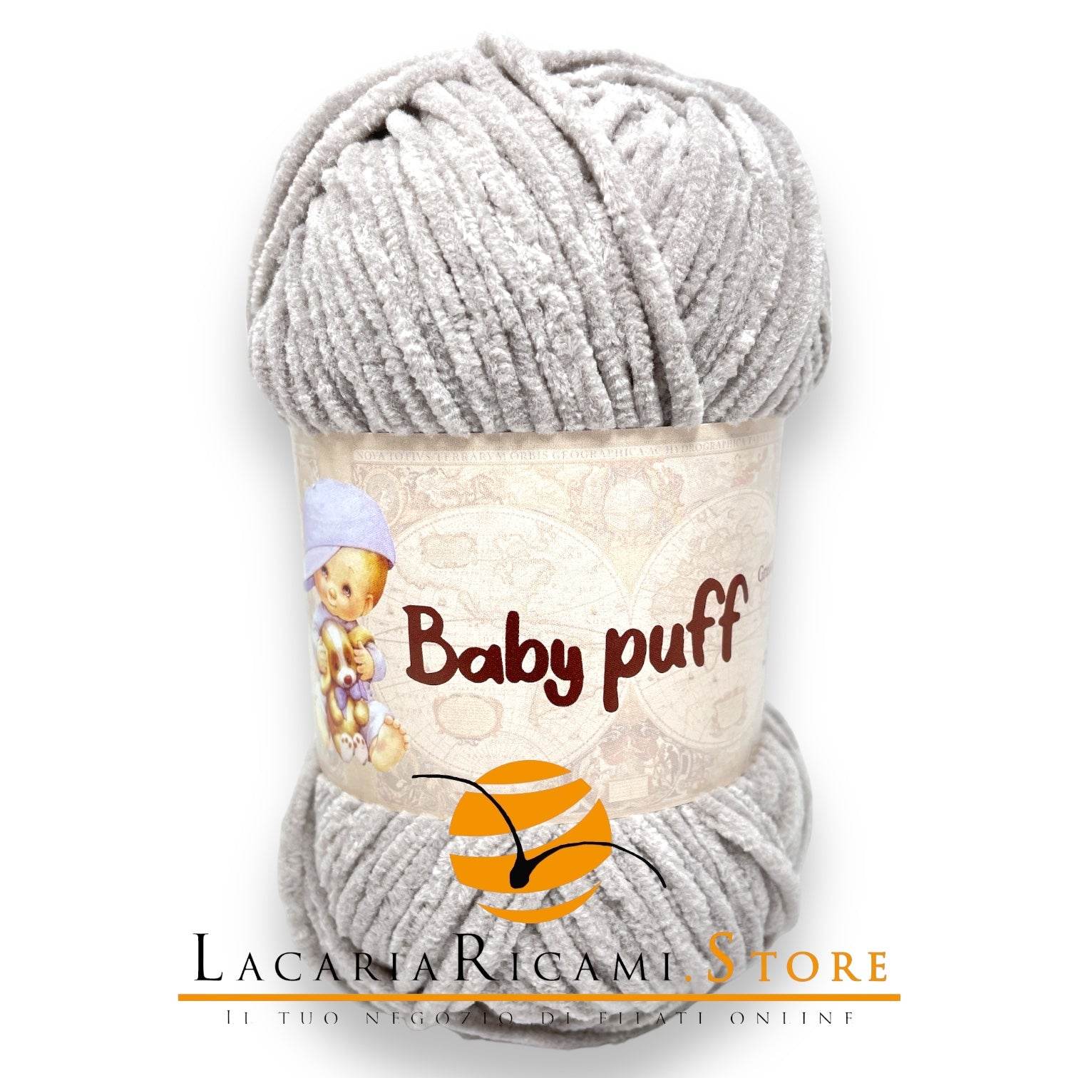 Ciniglia BABY PUFF - Silke - - LacariaRicami.Store