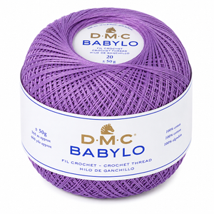 Filo di Scozia Babylo N°20 - DMC - Colore: 210 - LILLA - by LacariaRicami.Store