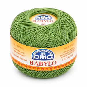 Filo di Scozia Babylo N°20 - DMC - Colore: 3346 - VERDE OLIVA - by LacariaRicami.Store