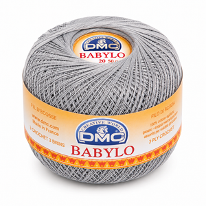 Filo di Scozia Babylo N°20 - DMC - Colore: 415 - GRIGIO - by LacariaRicami.Store