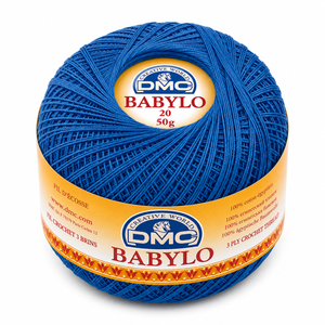 Filo di Scozia Babylo N°20 - DMC - Colore: 482 - BLU - by LacariaRicami.Store