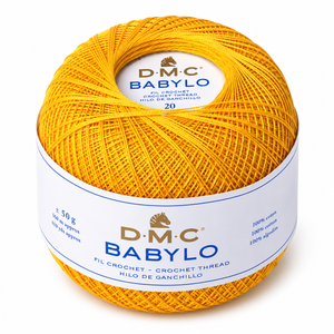 Filo di Scozia Babylo N°20 - DMC - Colore: 725 - GIALLO ORO - by LacariaRicami.Store