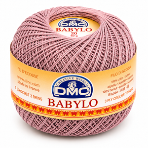 Filo di Scozia Babylo N°20 - DMC - Colore: 778 - ROSA TENUE - by LacariaRicami.Store