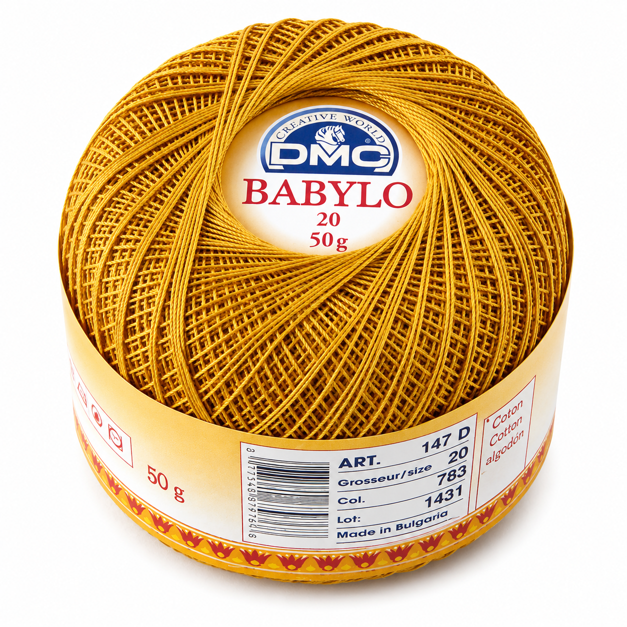 Filo di Scozia Babylo N°20 - DMC - Colore: 783 - ORO - by LacariaRicami.Store