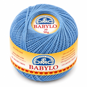Filo di Scozia Babylo N°20 - DMC - Colore: 799 - AZZURRINO - by LacariaRicami.Store