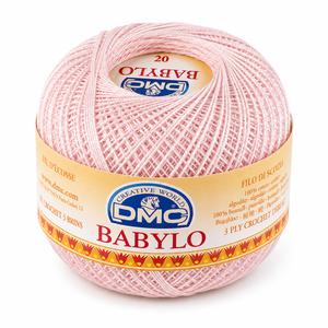 Filo di Scozia Babylo N°20 - DMC - Colore: 818 - ROSA - by LacariaRicami.Store