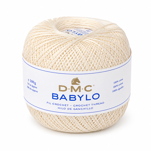 Filo di Scozia Babylo N°20 - DMC - Colore: ECRÚ (100 grammi) - by LacariaRicami.Store