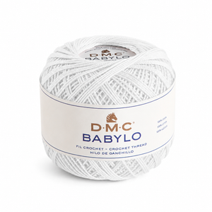 Filo di Scozia Babylo N° 3 - DMC - Colore: BABYLO 3 - B5200-BIANCO - by LacariaRicami.Store