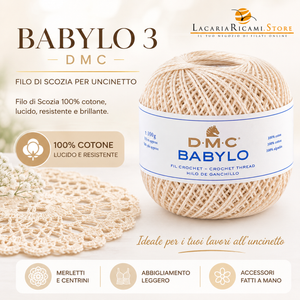 Filo di Scozia Babylo N° 3 - DMC - Colore: - by LacariaRicami.Store