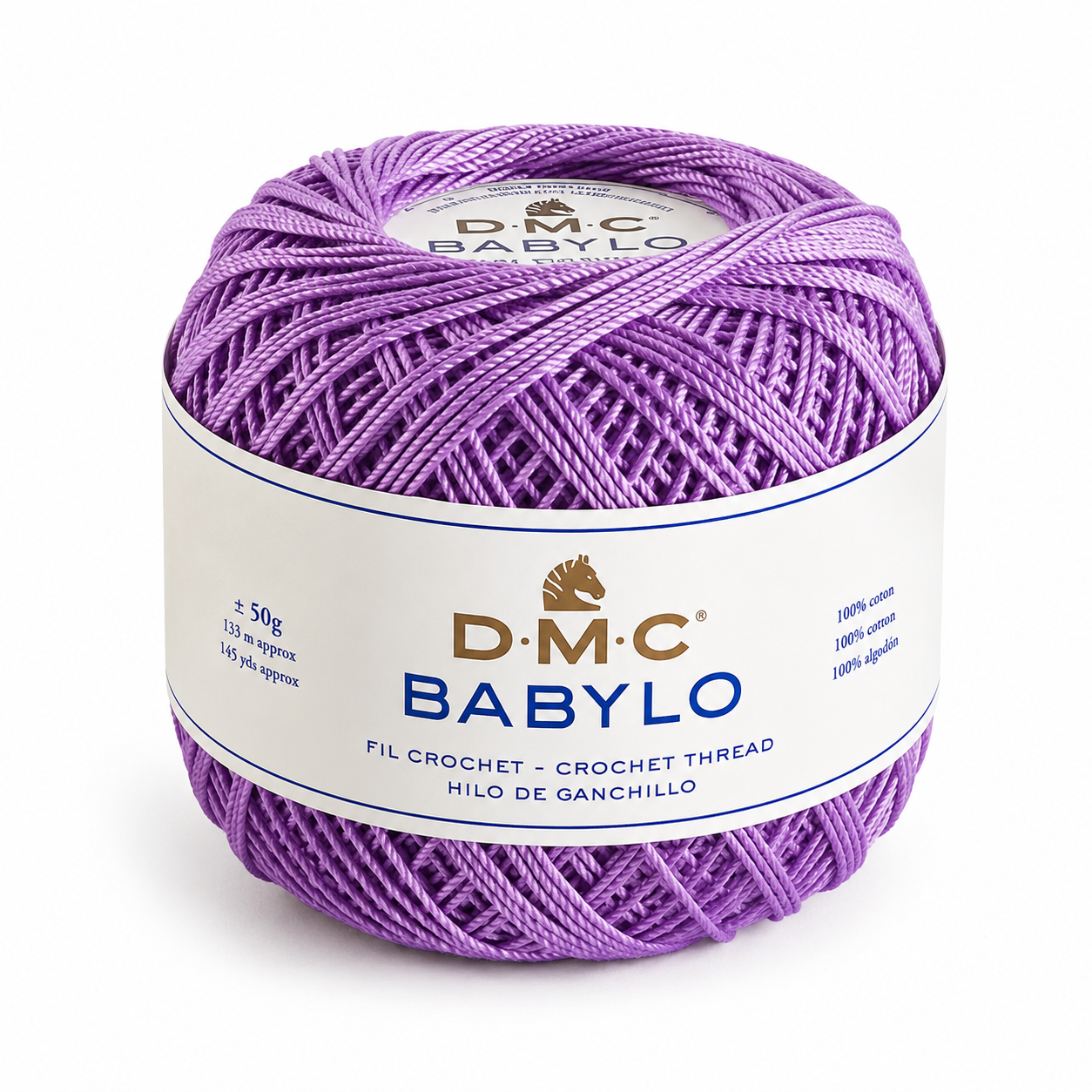 Filo di Scozia BABYLO N° 5 - DMC - Colore: 210 - LILLA - by LacariaRicami.Store