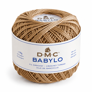 Filo di Scozia BABYLO N° 5 - DMC - Colore: 3864 - MARRONCINO - by LacariaRicami.Store