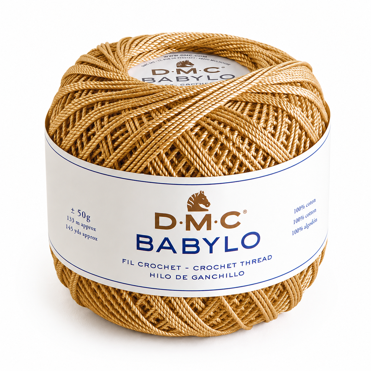 Filo di Scozia BABYLO N° 5 - DMC - Colore: 437 - OCRA - by LacariaRicami.Store