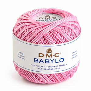 Filo di Scozia BABYLO N° 5 - DMC - Colore: 460 - ROSA FORTE - by LacariaRicami.Store