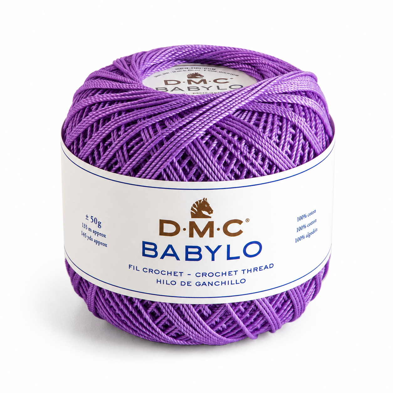 Filo di Scozia BABYLO N° 5 - DMC - Colore: 553 - VIOLA - by LacariaRicami.Store